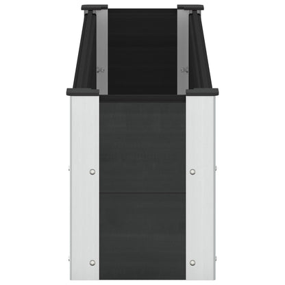 vidaXL Garden Raised Bed Black 150 x 30 x 36 cm