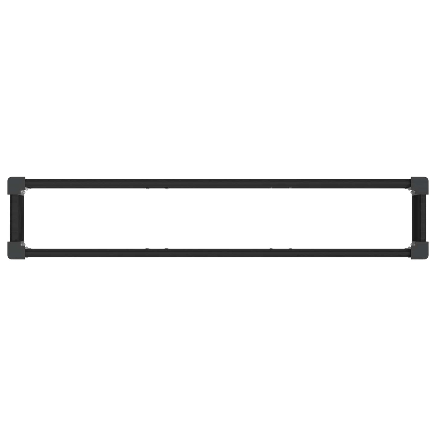 vidaXL Garden Raised Bed Black 150 x 30 x 36 cm