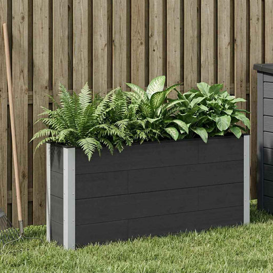 vidaXL Garden Raised Bed Black 150 x 30 x 72 cm