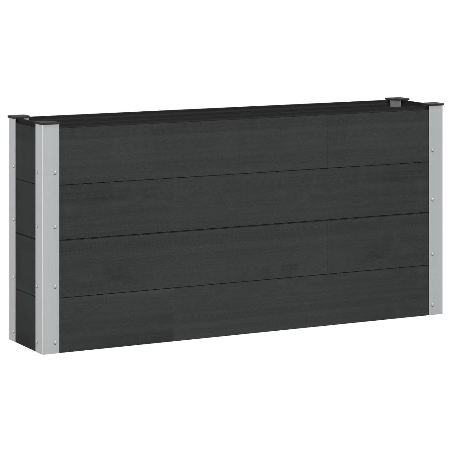 vidaXL Garden Raised Bed Black 150 x 30 x 72 cm