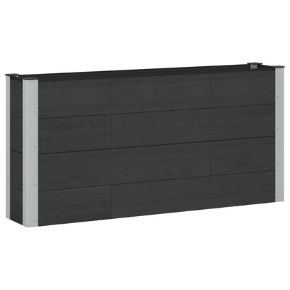 vidaXL Garden Raised Bed Black 150 x 30 x 72 cm