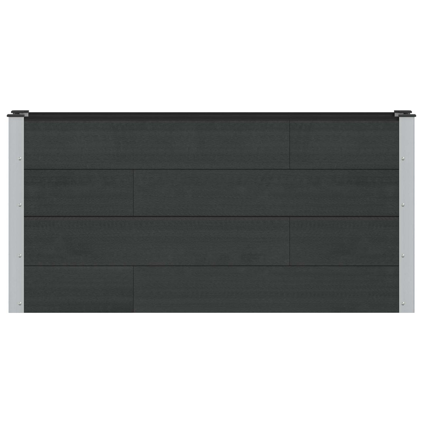 vidaXL Garden Raised Bed Black 150 x 30 x 72 cm