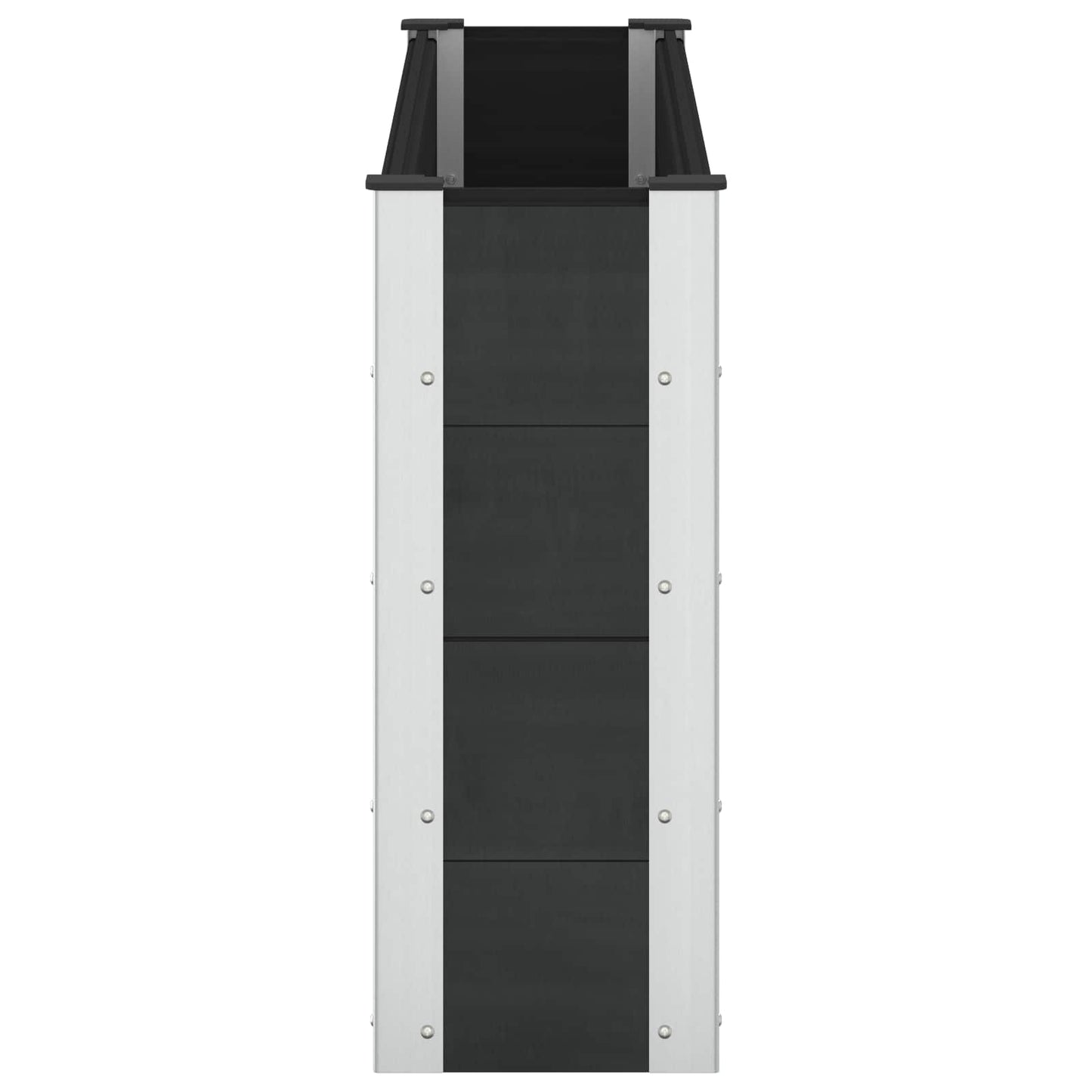 vidaXL Garden Raised Bed Black 150 x 30 x 72 cm