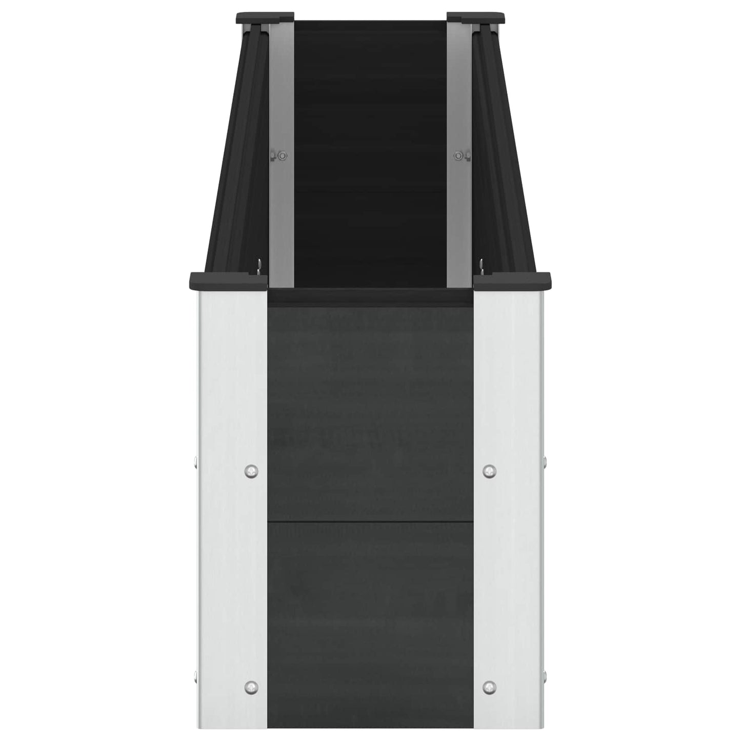 vidaXL Garden Raised Bed Black 200 x 30 x 36 cm