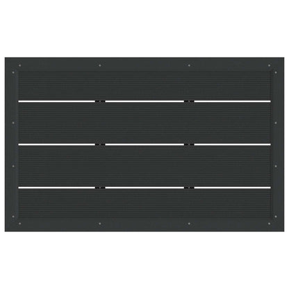 vidaXL Shower Base Plate Black 101 x 63 x 5.5 cm WPC