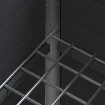 vidaXL Garden Raised Bed Grey 75 x 30 x 22 cm WPC and Aluminium
