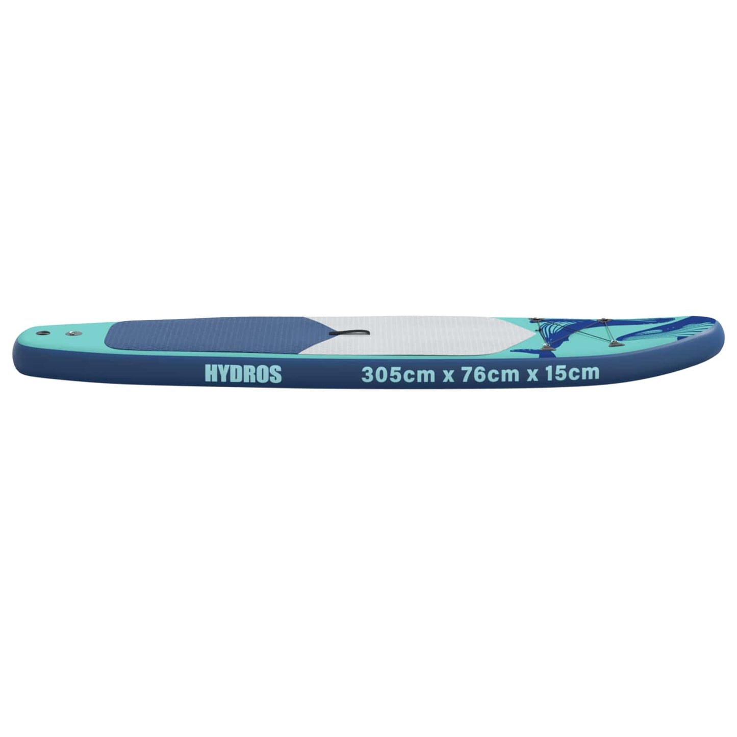 vidaXL Inflatable Stand Up Paddle Board HYDROS 305 x 76 x 15 cm for