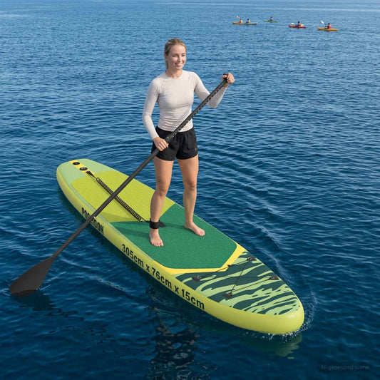 vidaXL Inflatable Stand Up Paddle Board POSEIDON 305 x 76 x 15 cm for