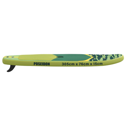 vidaXL Inflatable Stand Up Paddle Board POSEIDON 305 x 76 x 15 cm for