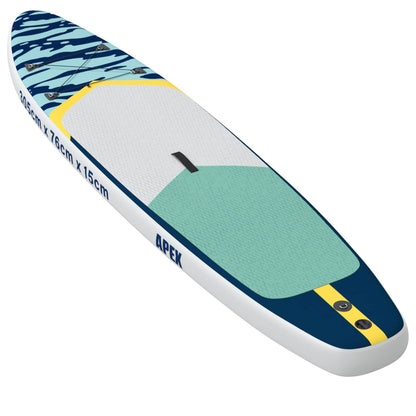 vidaXL Inflatable Stand Up Paddle Board APEX 305 x 76 x 15 cm Blue for