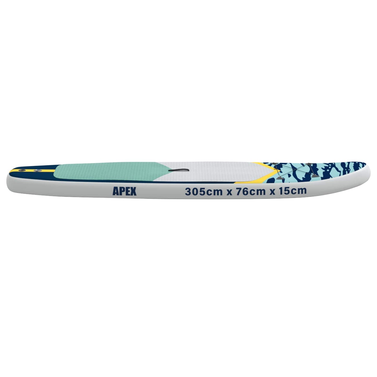 vidaXL Inflatable Stand Up Paddle Board APEX 305 x 76 x 15 cm Blue for