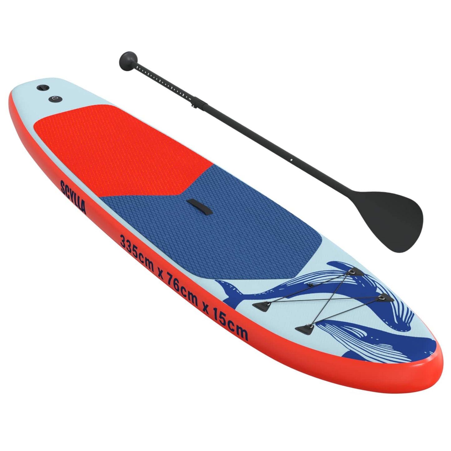 vidaXL Inflatable Stand Up Paddle Board SCYLLA 335 x 76 x 15 cm Blue