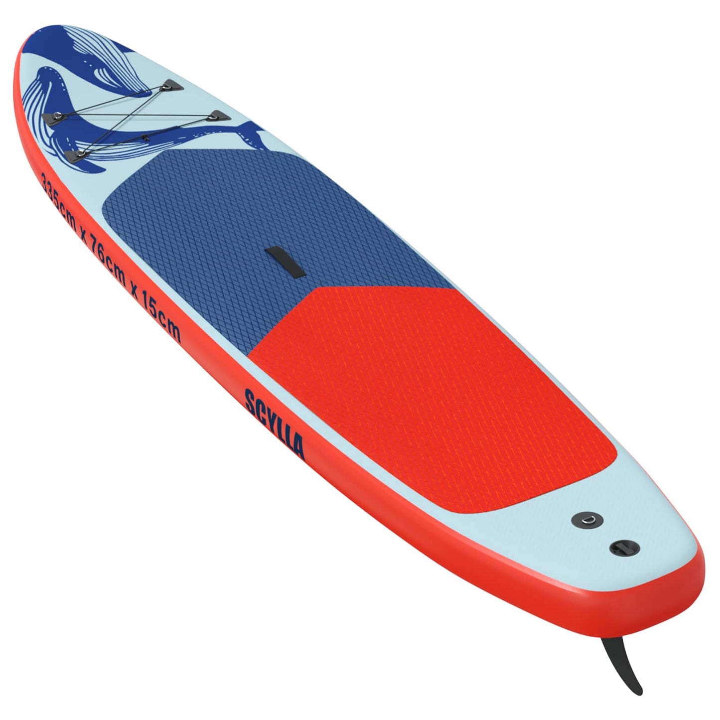 vidaXL Inflatable Stand Up Paddle Board SCYLLA 335 x 76 x 15 cm Blue