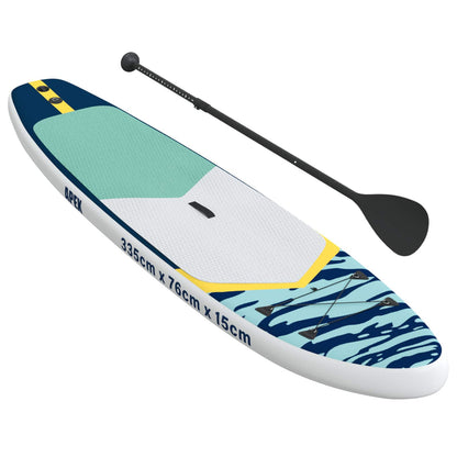 vidaXL Inflatable Stand Up Paddle Board APEX 335 x 76 x 15 cm Blue for