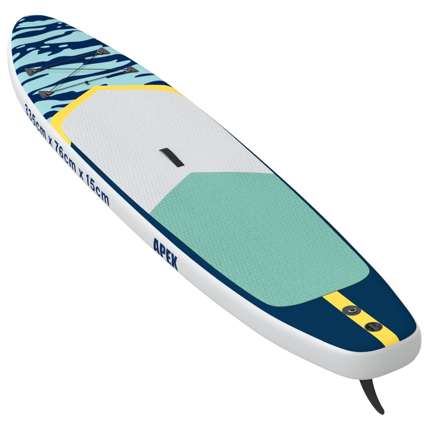 vidaXL Inflatable Stand Up Paddle Board APEX 335 x 76 x 15 cm Blue for