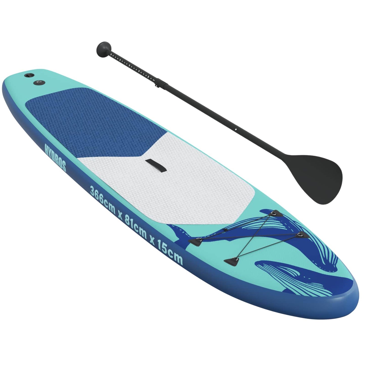 vidaXL Inflatable Stand Up Paddle Board HYDROS 366 x 81 x 15 cm for