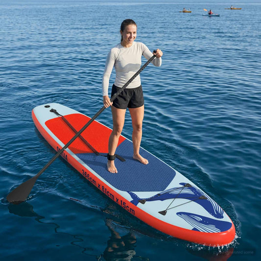 vidaXL Inflatable Stand Up Paddle Board SCYLLA 366 x 81 x 15 cm Blue
