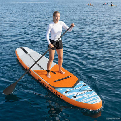 vidaXL SUP Board with Seat 2-in-1 TRITON 335 x 76 x 15 cm Blue for