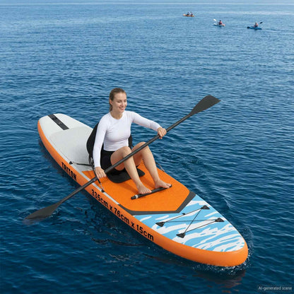 vidaXL SUP Board with Seat 2-in-1 TRITON 335 x 76 x 15 cm Blue for