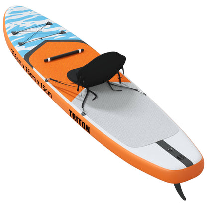 vidaXL SUP Board with Seat 2-in-1 TRITON 335 x 76 x 15 cm Blue for