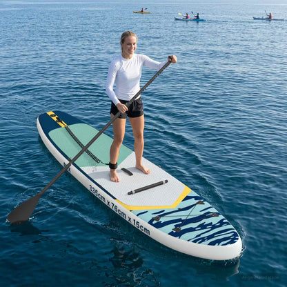 vidaXL SUP Board with Seat 2-in-1 APEX 335 x 76 x 15 cm Blue for