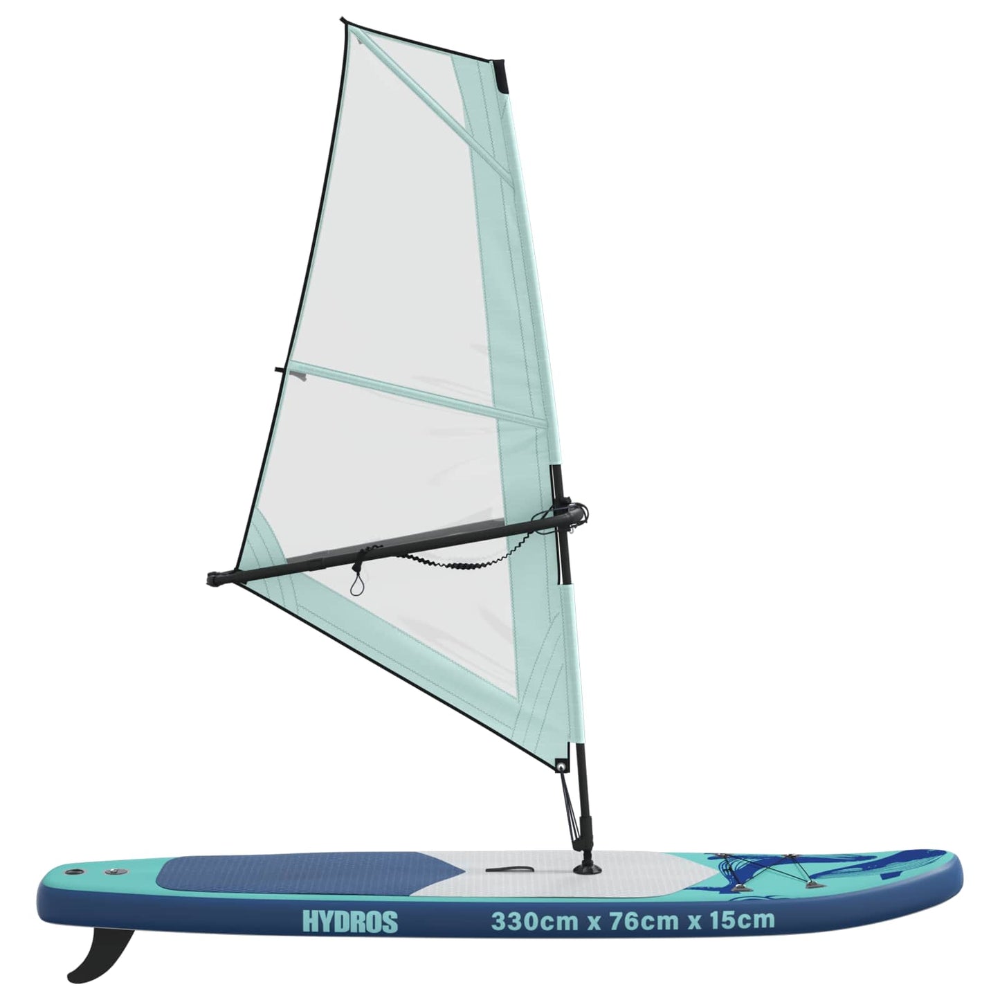 vidaXL Inflatable SUP Board with Sail HYDROS 330 x 76 x 15 cm for
