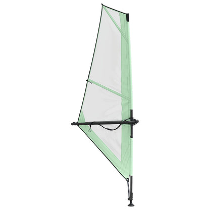 vidaXL Inflatable SUP Board with Sail POSEIDON 330 x 76 x 15 cm Green
