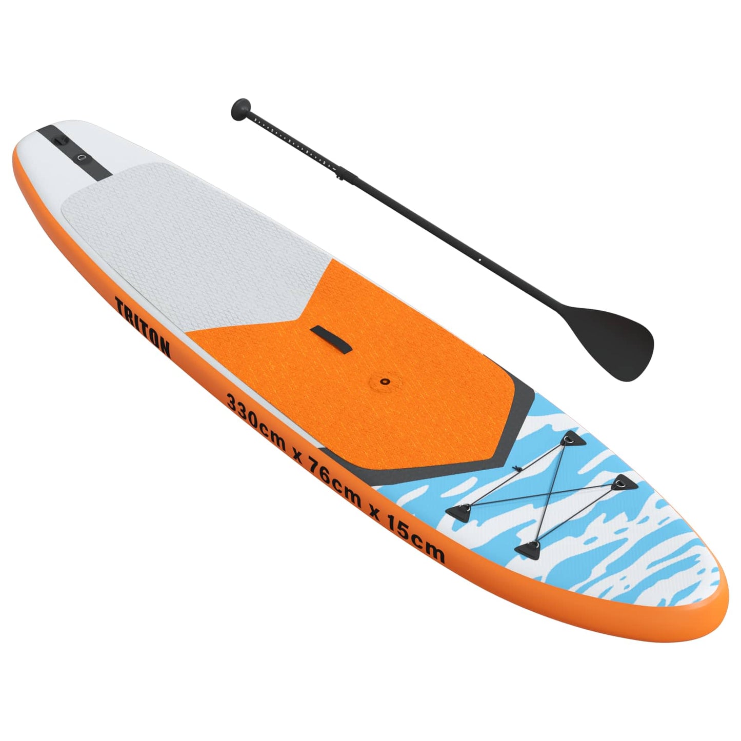 vidaXL Inflatable SUP Board with Sail TRITON 330 x 76 x 15 cm Blue for