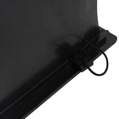 vidaXL SUP Fin 3.5 x 18 x 21.5 cm Nylon Black