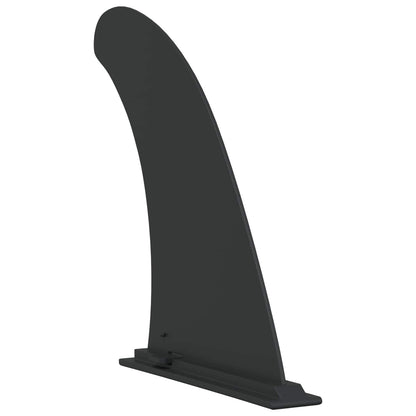 vidaXL SUP Fin 3.5 x 18 x 21.5 cm Nylon Black