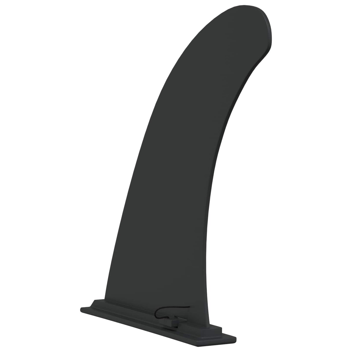 vidaXL SUP Fin 3.5 x 18 x 21.5 cm Nylon Black