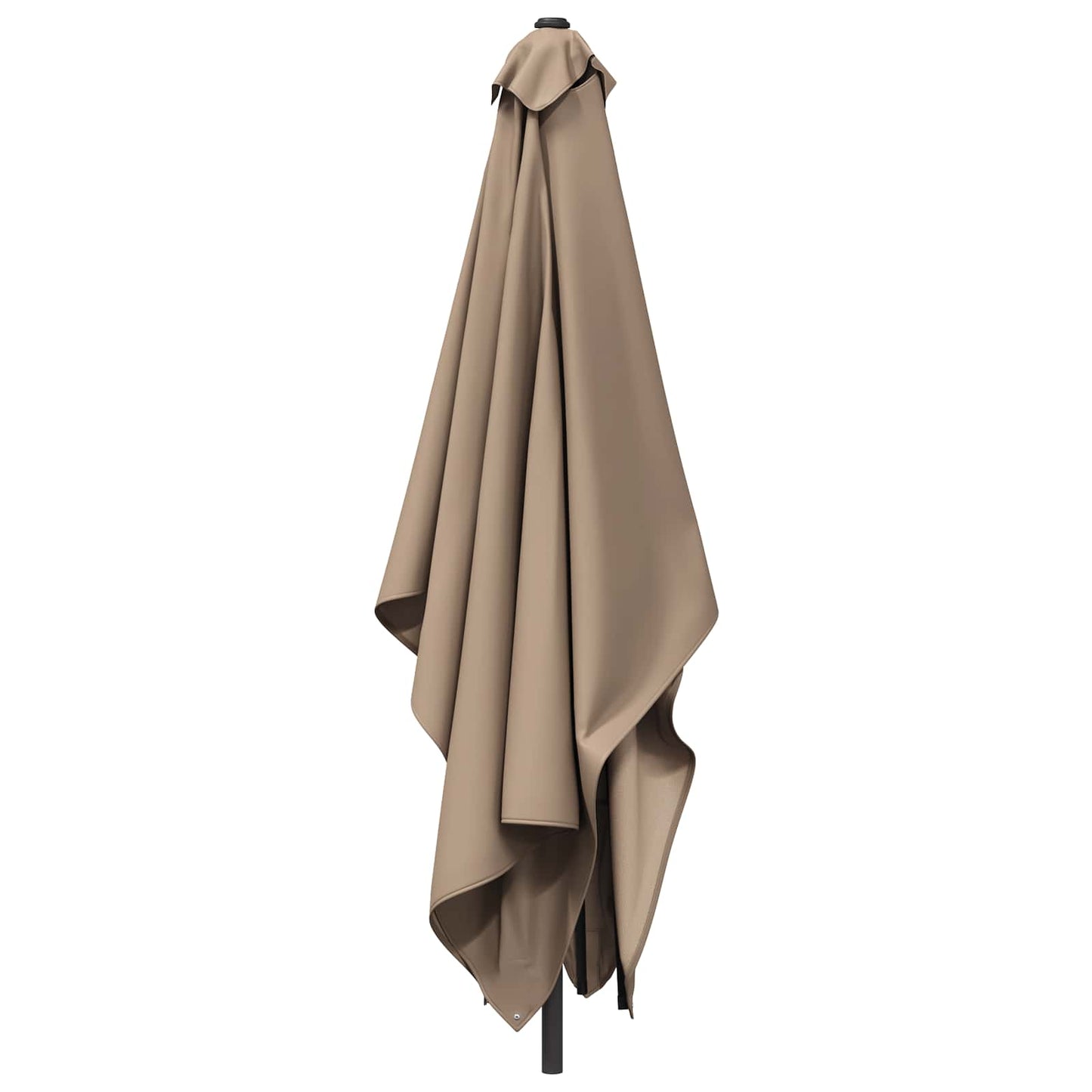 vidaXL Garden Parasol 200 x 300 cm Polyester Rectangular Taupe