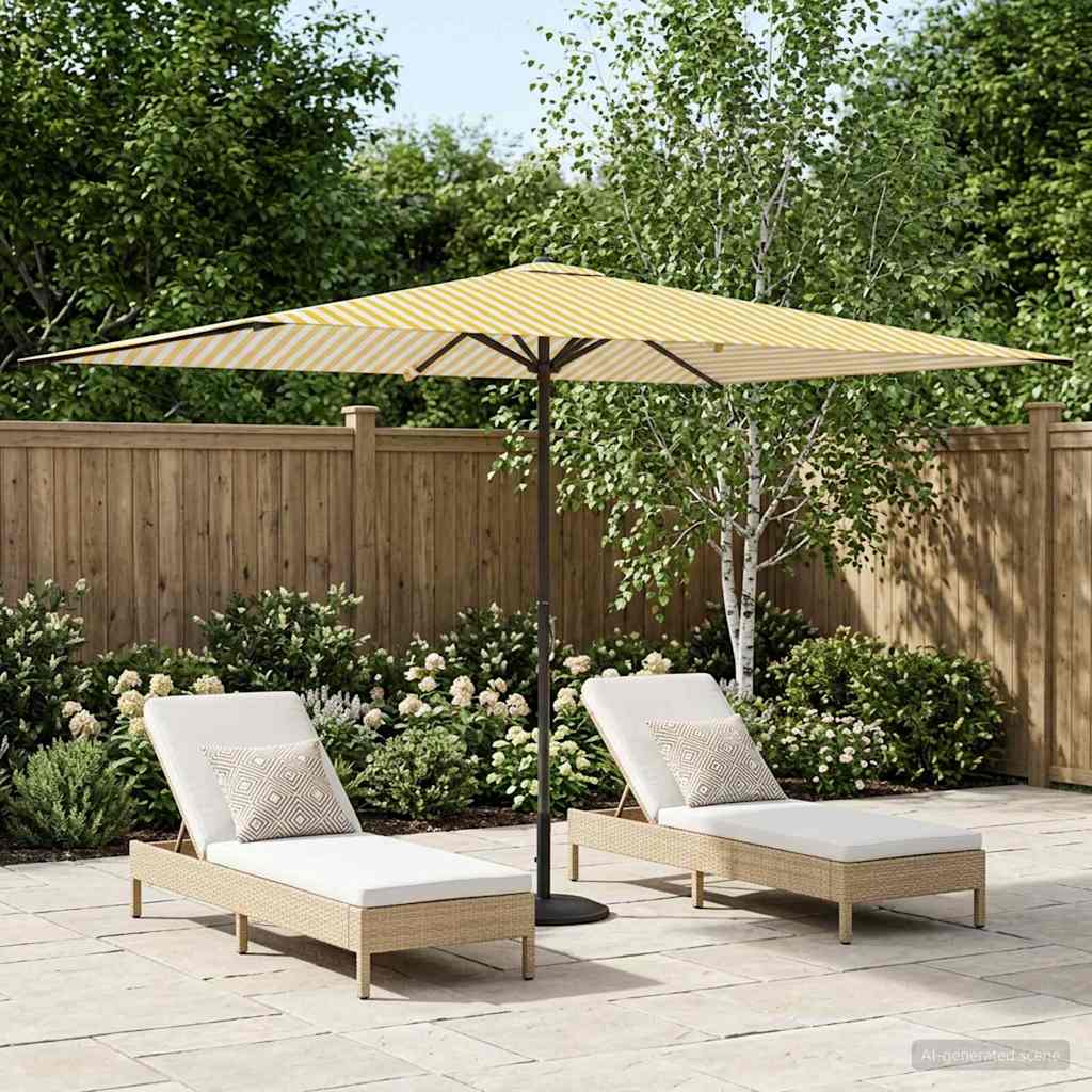 vidaXL Garden Parasol 200 x 300 cm Polyester Rectangular