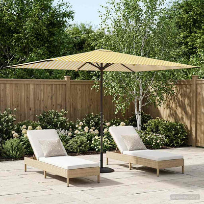 vidaXL Garden Parasol 200 x 300 cm Polyester Rectangular
