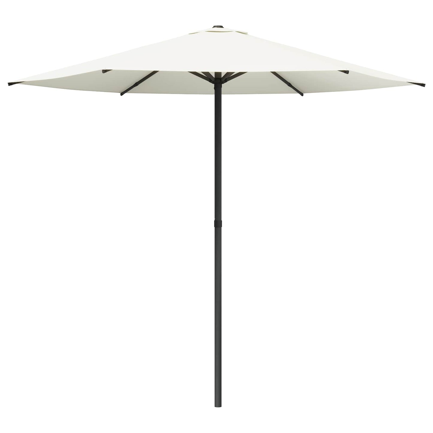 vidaXL Garden Parasol 230 x 230 cm Polyester Rectangular Cream
