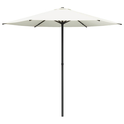 vidaXL Garden Parasol 230 x 230 cm Polyester Rectangular Cream