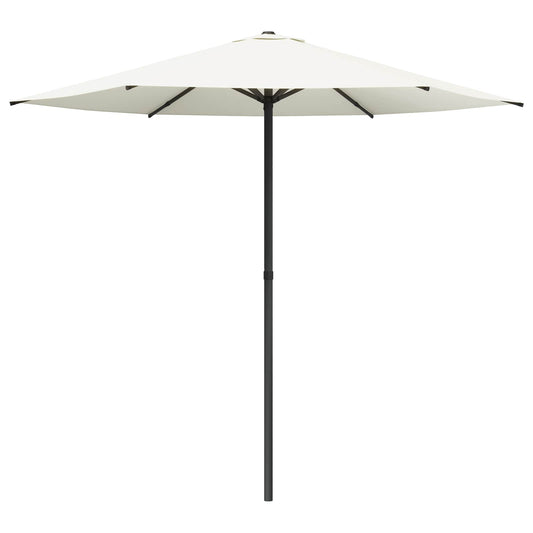 vidaXL Garden Parasol 230 x 230 cm Polyester Rectangular Cream
