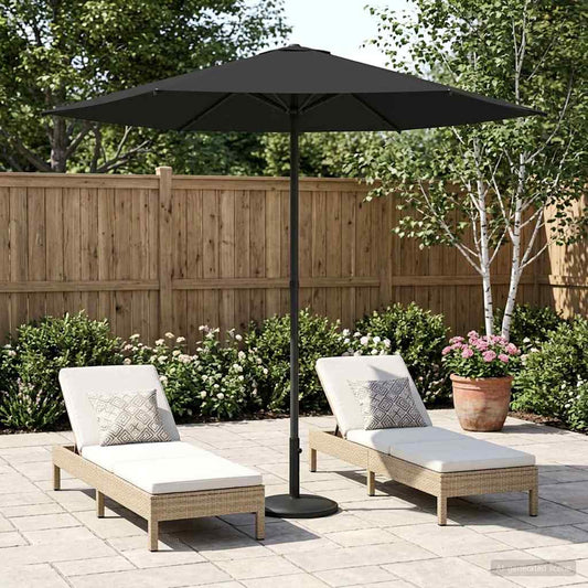 vidaXL Garden Parasol 230 x 230 cm Polyester Rectangular Anthracite