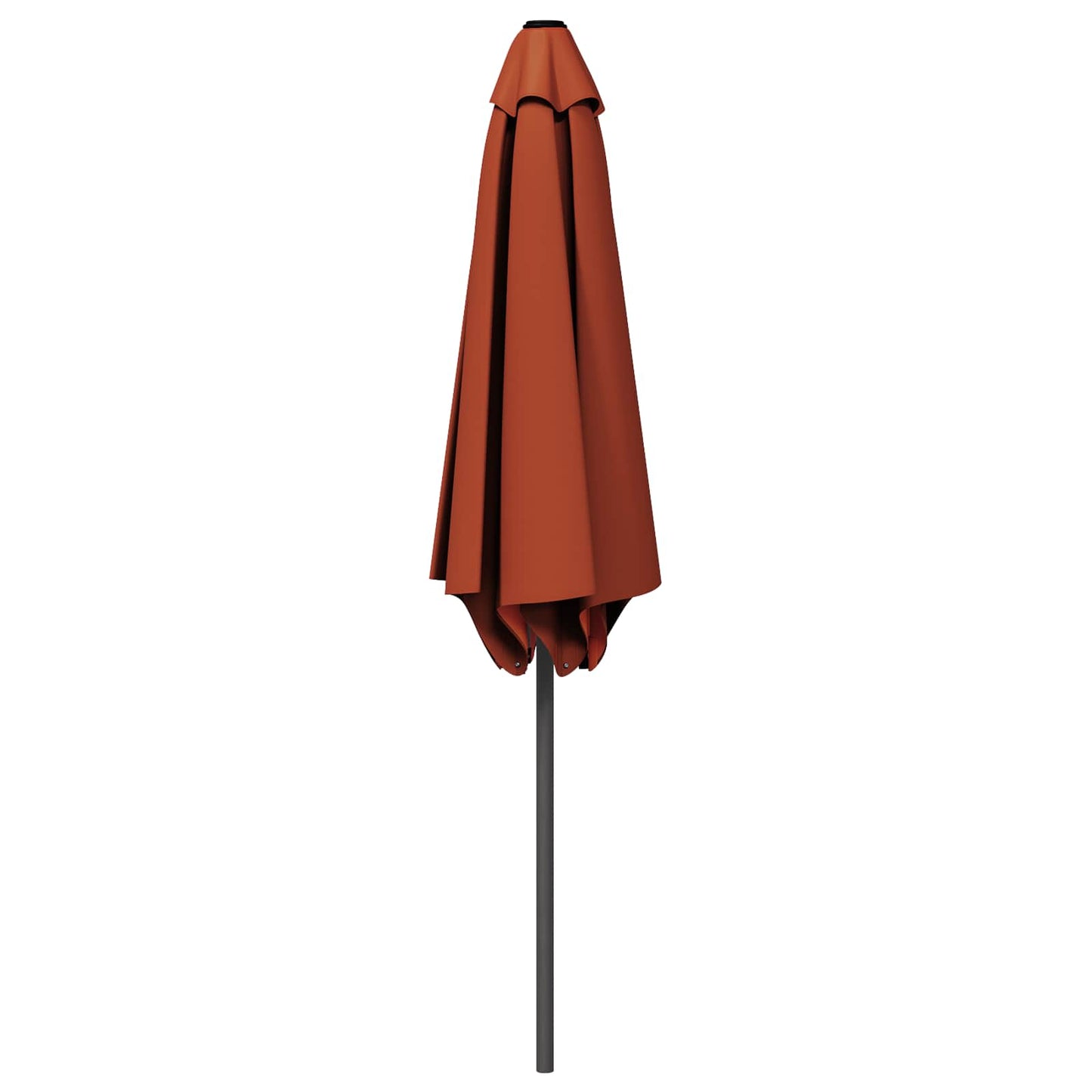 vidaXL Garden Parasol 230 x 230 cm Polyester Rectangular Terracotta