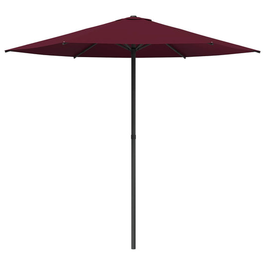 vidaXL Garden Parasol 230 x 230 cm Polyester Rectangular Bordeaux Red