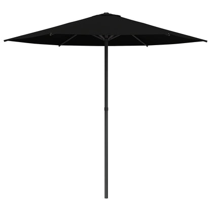 vidaXL Garden Parasol 230 x 230 cm Polyester Rectangular Black