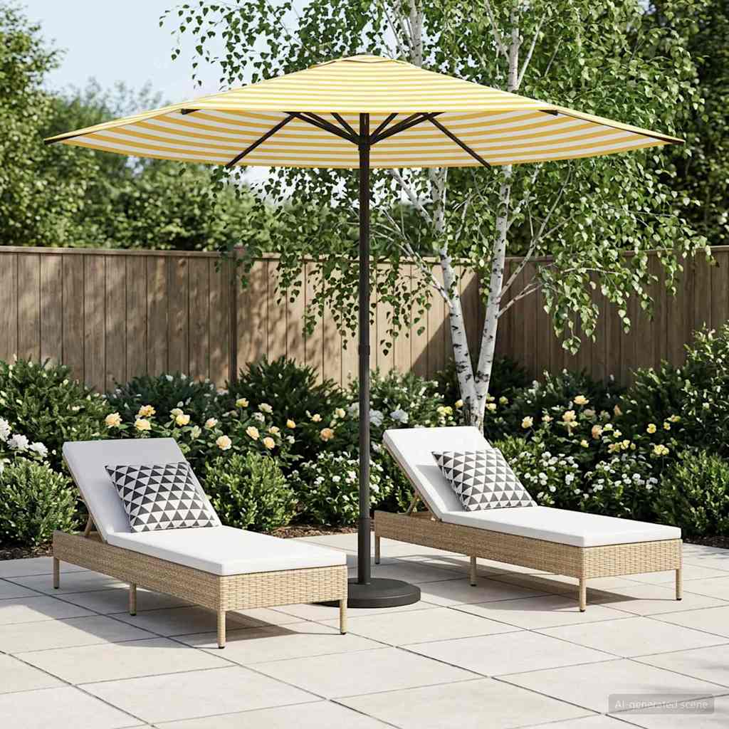vidaXL Garden Parasol 230 x 230 cm Polyester Rectangular