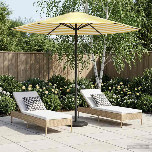 vidaXL Garden Parasol 230 x 230 cm Polyester Rectangular