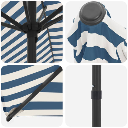 vidaXL Garden Parasol 230 x 230 cm Polyester Rectangular
