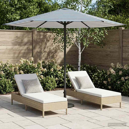 vidaXL Garden Parasol 230 x 230 cm Polyester Rectangular