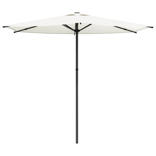 vidaXL Garden Parasol 270 x 270 cm Polyester Rectangular Cream