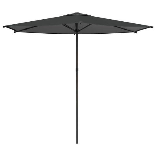 vidaXL Garden Parasol 270 x 270 cm Polyester Rectangular Anthracite