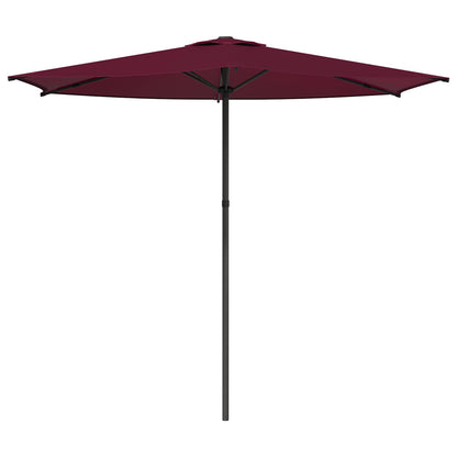 vidaXL Garden Parasol 270 x 270 cm Polyester Rectangular Bordeaux Red