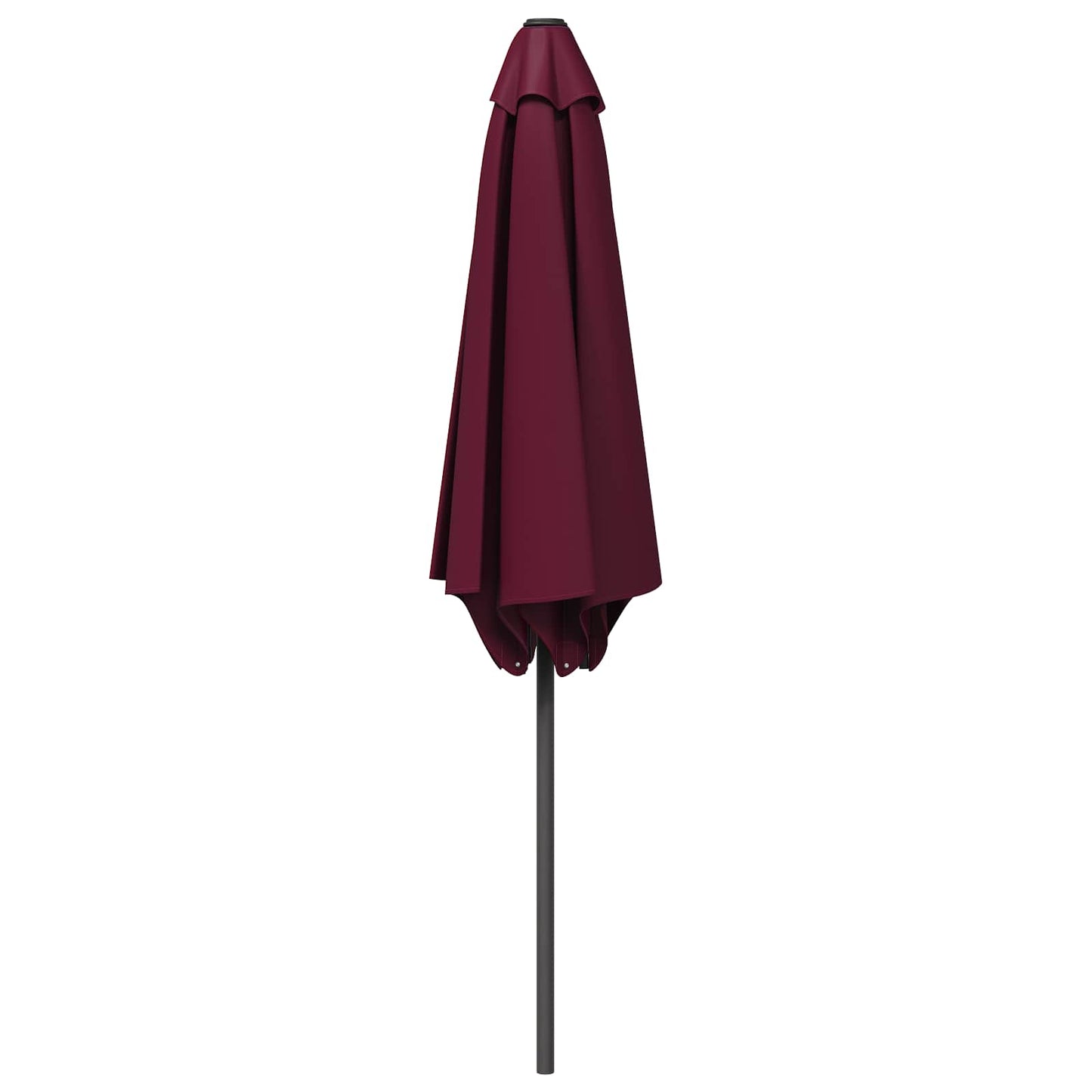 vidaXL Garden Parasol 270 x 270 cm Polyester Rectangular Bordeaux Red