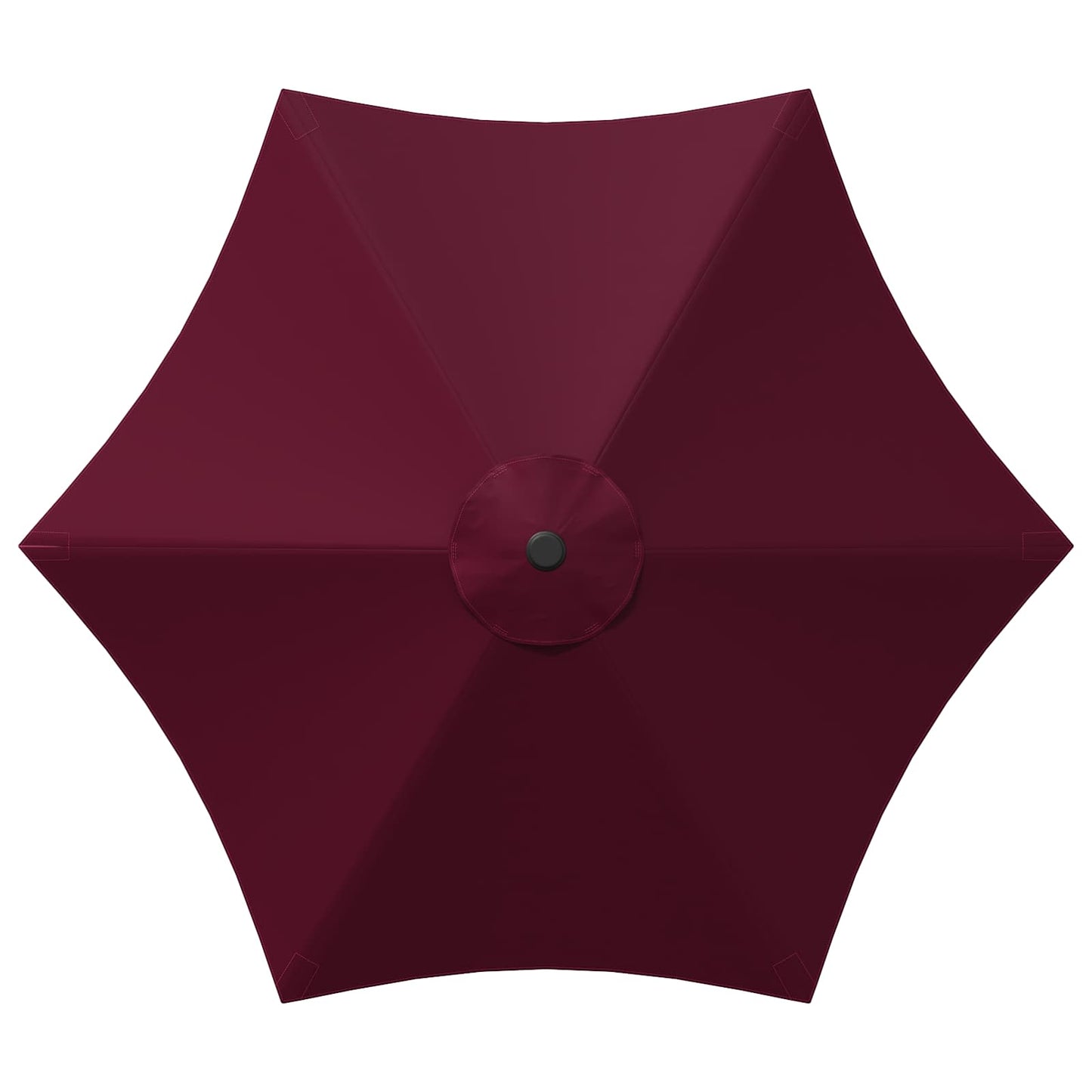 vidaXL Garden Parasol 270 x 270 cm Polyester Rectangular Bordeaux Red